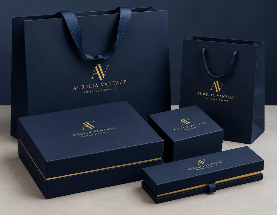 Branded packaging boxes and paper bags